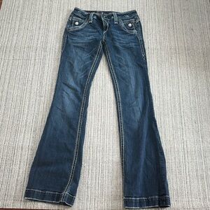 NWT Rock Revival Elizabeth Wide Leg Jeans Size 27